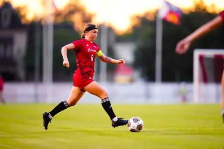 Lucy Ortiz September 7, 2023 Louisiana Women's Soccer vs Alcorn State in Lafayette, LA at Home Bank Track and Soccer Complex. Final Score Louisiana 5 Alcorn State 0. Photo by Benjamin R. Massey/Ragin Cajun Athletics