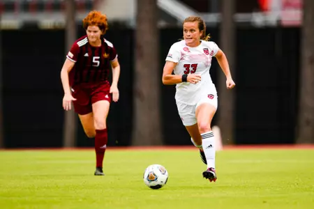 Karleen Bedre September 24, 2023 Louisiana Women's Soccer vs Louisiana-Monroe in Lafayette, LA at Home Bank Track and Soccer Complex. Final Score Louisiana 0 ULM 1. Photo by Benjamin R. Massey/Ragin Cajun Athletics
