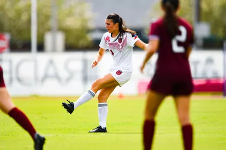 Emma Bates September 24, 2023 Louisiana Women's Soccer vs Louisiana-Monroe in Lafayette, LA at Home Bank Track and Soccer Complex. Final Score Louisiana 0 ULM 1. Photo by Benjamin R. Massey/Ragin Cajun Athletics