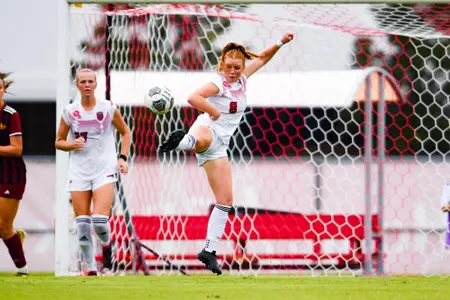 Bailey Giddings September 24, 2023 Louisiana Women's Soccer vs Louisiana-Monroe in Lafayette, LA at Home Bank Track and Soccer Complex. Final Score Louisiana 0 ULM 1. Photo by Benjamin R. Massey/Ragin Cajun Athletics