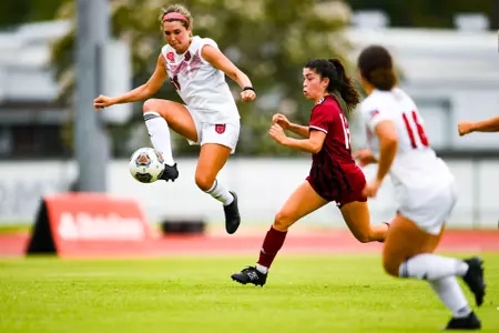 Mariella Stephens September 24, 2023 Louisiana Women's Soccer vs Louisiana-Monroe in Lafayette, LA at Home Bank Track and Soccer Complex. Final Score Louisiana 0 ULM 1. Photo by Benjamin R. Massey/Ragin Cajun Athletics