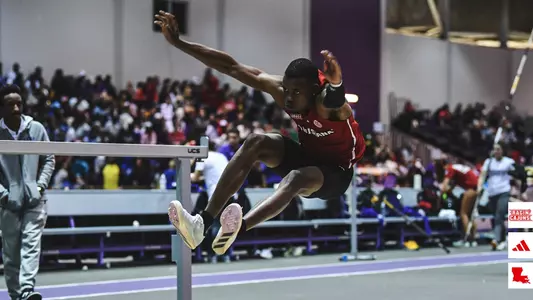 Montrell Morris competes at the Purple Tiger Invite