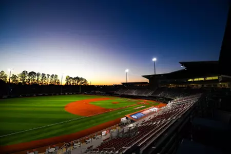 January 17, 2024 M.L. “Tigue” Moore Field at Russo Park turf renovation. Photo by Benjamin R. Massey/Ragin Cajun Athletics