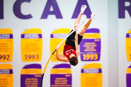 Teodor Borgius January 12, 2024 Louisiana Track & Field @ Purple Tiger Invitational in Baton Rouge, LA at Carl Maddox Field House. Photo by Benjamin R. Massey/Ragin Cajun Athletics