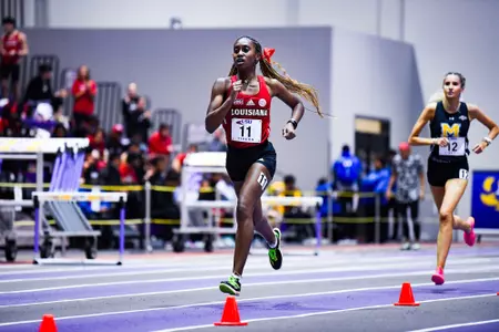 Alexandra Johnson running at the Tiger Invite