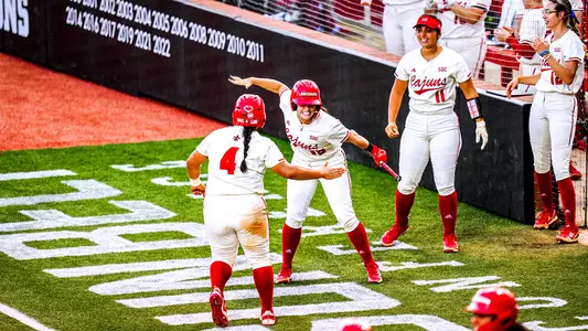 SB Vic Valdez and Sophie Piskos Celebrate vs. Texas State 05.12.23