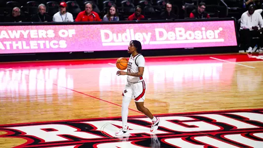 WBB Tamiah Robinson Brings Ball Upcourt vs. CCU 01.25.24