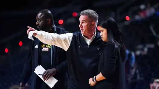 WBB Coach Brodhead on Sideline vs. South Alabama 02.27.24