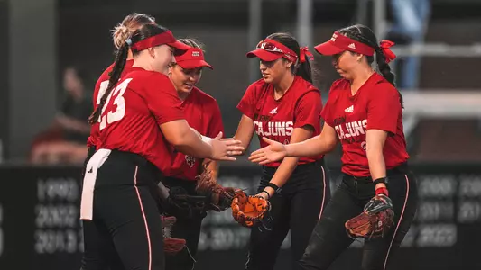 SB Infield Huddle vs. BRCC 10.30.24