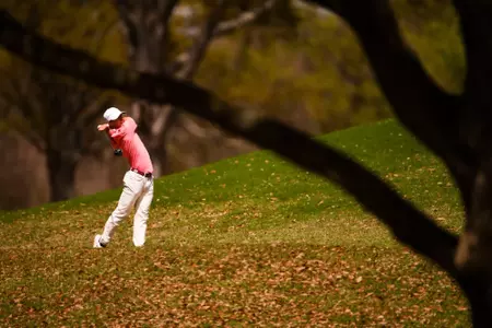 Dillon Barnard March 12, 2024 Louisiana Classic 2024 Golf in Lafayette, LA at Oakborne Country Club. Photo by Benjamin R. Massey/Ragin Cajun Athletics