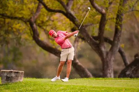 Eli Ortego March 12, 2024 Louisiana Classic 2024 Golf in Lafayette, LA at Oakborne Country Club. Photo by Benjamin R. Massey/Ragin Cajun Athletics