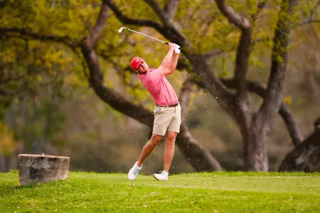 Eli Ortego March 12, 2024 Louisiana Classic 2024 Golf in Lafayette, LA at Oakborne Country Club. Photo by Benjamin R. Massey/Ragin Cajun Athletics