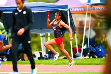 Mari Robinson March 16, 2024 Louisiana Track & Field in Lafayette, LA at Home Bank Track and Soccer Complex. Track and Field Louisiana Classics. Photo by Benjamin R. Massey/Ragin’ Cajun Athletics