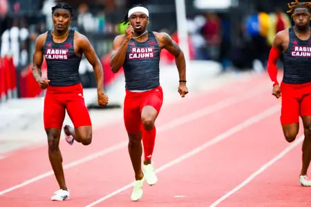 Garry Munro March 16, 2024 Louisiana Track & Field in Lafayette, LA at Home Bank Track and Soccer Complex. Track and Field Louisiana Classics. Photo by Benjamin R. Massey/Ragin’ Cajun Athletics