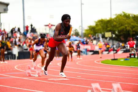 Moseiha Bridgen March 16, 2024 Louisiana Track & Field in Lafayette, LA at Home Bank Track and Soccer Complex. Track and Field Louisiana Classics. Photo by Benjamin R. Massey/Ragin’ Cajun Athletics