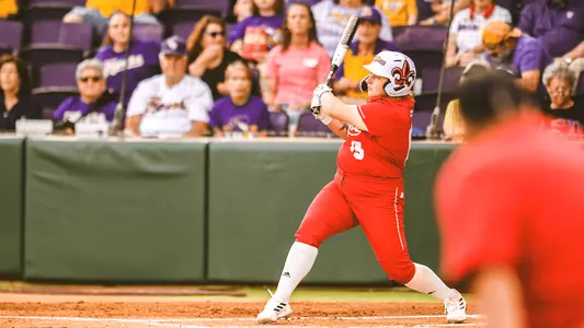SB Laney Credeur Home Run Swing at LSU 04.16.24