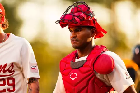 Jose Torres iso March 26, 2024 Louisiana vs Grambling State Baseball in Russo Park at M.L. "Tigue" Moore Field. Final Score Louisiana 12 Grambling 4. Photo by Benjamin R. Massey/Ragin’ Cajun Athletics
