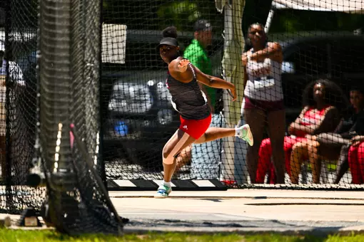 Kimola Hines Discus May 11, 2024 Sun Belt Conference Track and Field Outdoor Championship Meet in Monroe, LA. Photo by Benjamin R. Massey/Ragin’ Cajun Athletics