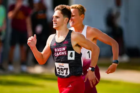 Peyton Chiasson 1500 M May 11, 2024 Sun Belt Conference Track and Field Outdoor Championship Meet in Monroe, LA. Photo by Benjamin R. Massey/Ragin’ Cajun Athletics