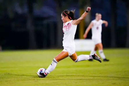 Hailly Waterhouse August 8, 2024 Louisiana Women's Soccer Red vs White Scrimmage in Lafayette, LA at Home Bank Track and Soccer Complex. Final Score Red 1 White 2. Photo by Benjamin R. Massey/Ragin Cajun Athletics