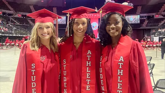 2024 Summer Graduation - Blair Lafleur, Ariel Young, Kennedy Washington