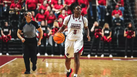 WBB Nubia Benedith Brings Ball Up Court vs. Texas State 02.12.25