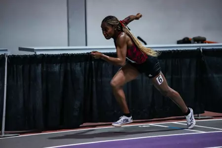 Alexandra Johnson runs at the Purple Tiger Invite