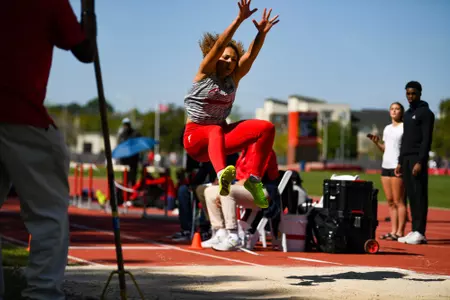 March 22, 2025 Track & Field Louisiana Classic Meet in Lafayette, LA at the Home Bank Track Facility. Photo by Benjamin R. Massey/Ragin’ Cajuns Athletics
