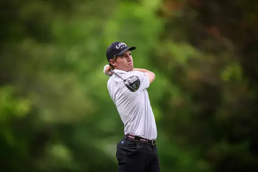 MADISON MS  April 22, 2025 - Jean Louis du Plessis during the 2025 Sun Belt Men’s Golf Tournament at Annandale Golf Club in Madison,MS. Photo By Jared Thomas.