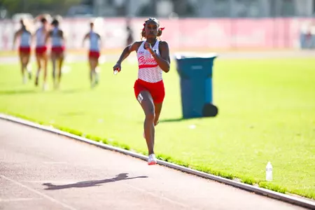 Alexandra Johnson runs at the Louisiana Classics
