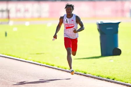 Lawson Jacobs runs at the Louisiana Classics
