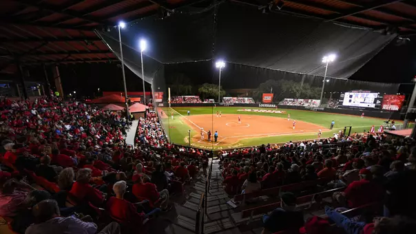 SB Lamson Park Crowd View from Grandstand vs. Texas 02.07.25