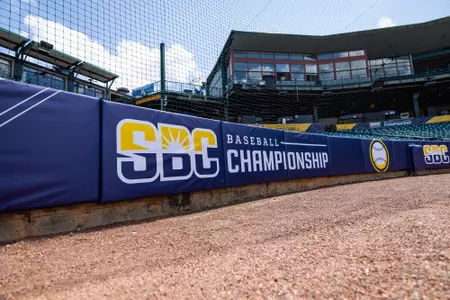 SBC Baseball Championship Banner at Riverwalk Stadium