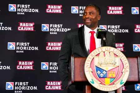 Quannas White talks at his introductory press conference