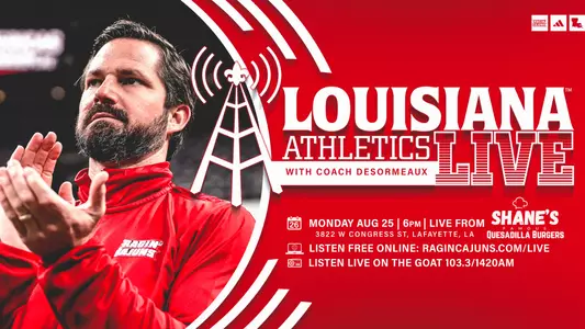 Louisiana Athletics Live Graphic