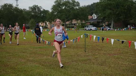 Ella Segura running at the Battle for New Orleans