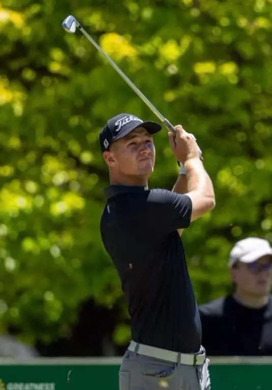 Malan Potgieter during the third round of a tournament in South Africa