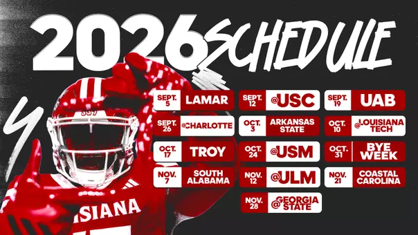 2026 Louisiana Ragin' Cajuns Football Schedule