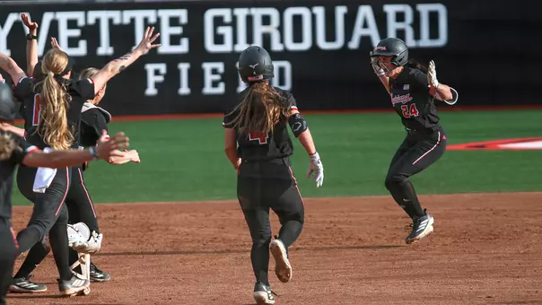 SB McKayla Ferguson Celebrates Walk-off Win over Troy 04.04.26