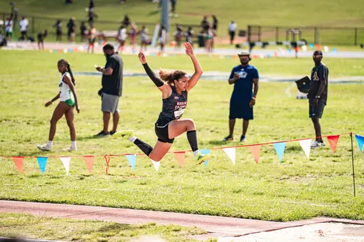 Louisiana Ragin' Cajuns Track and Field competes on May 16, 2026 at the Sun Belt Conference Outdoor Championships at the Jaguar Track Complex in Mobile, Ala.