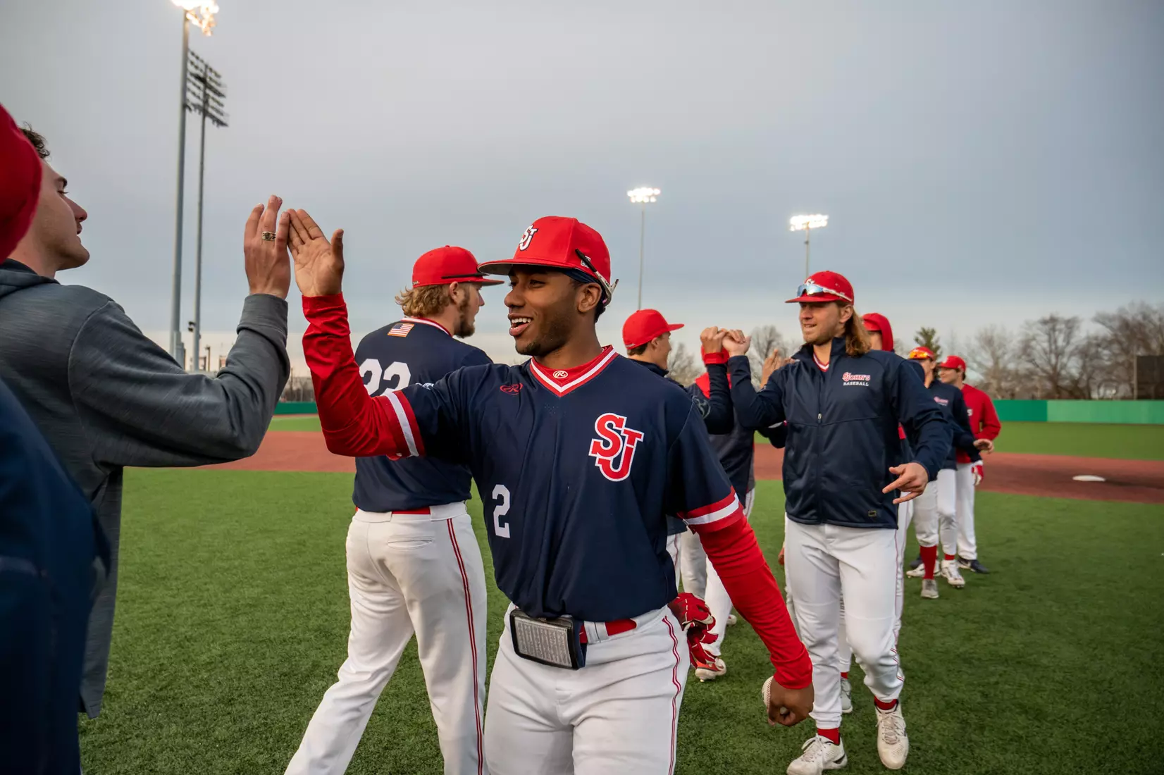 David Glancy hit three home runs in Tuesday's win, the first Johnnie to hit three roundtrippers since Mike Antico in 2019.