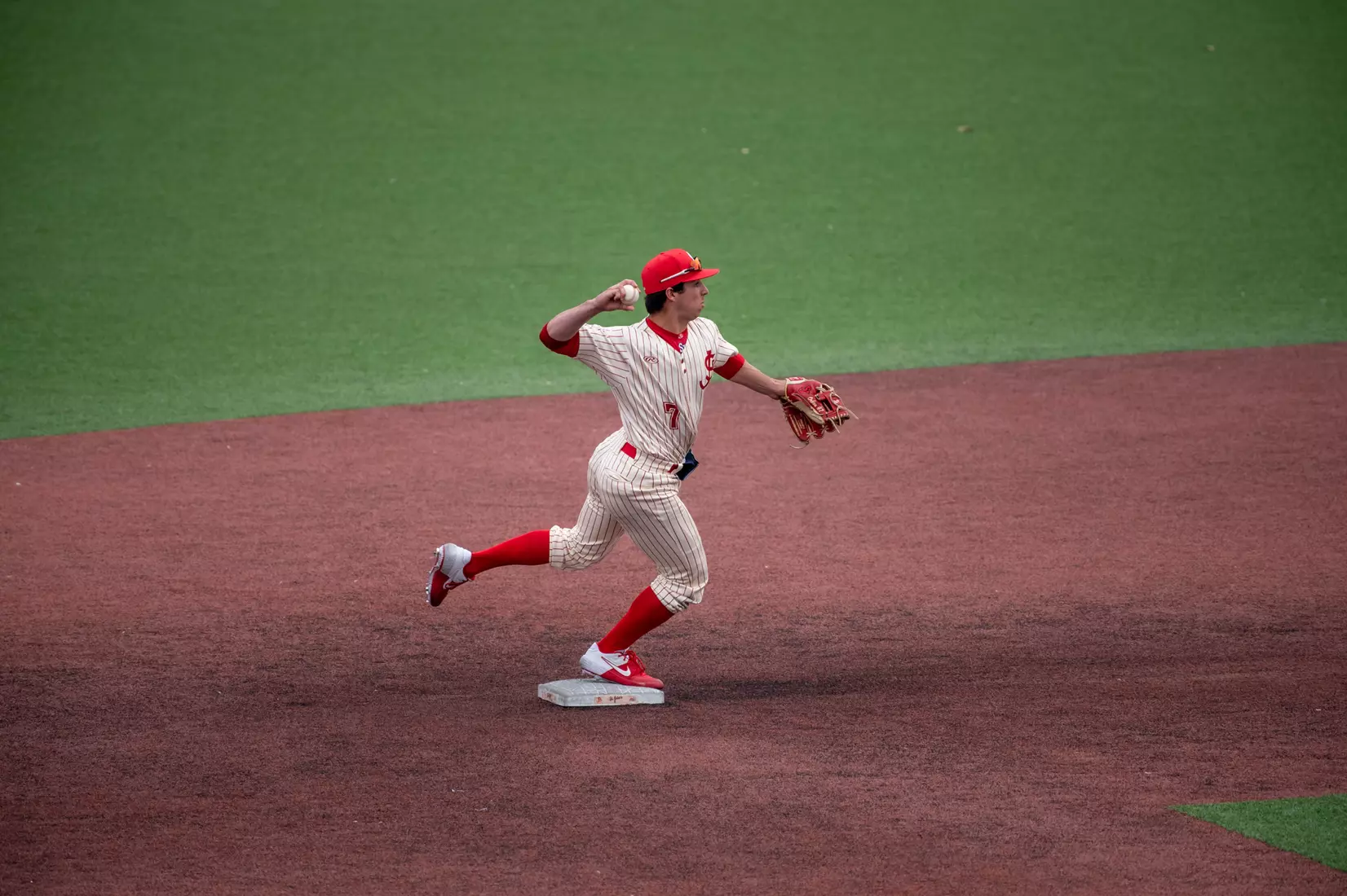 Luke Orbon made his second straight start at second base.