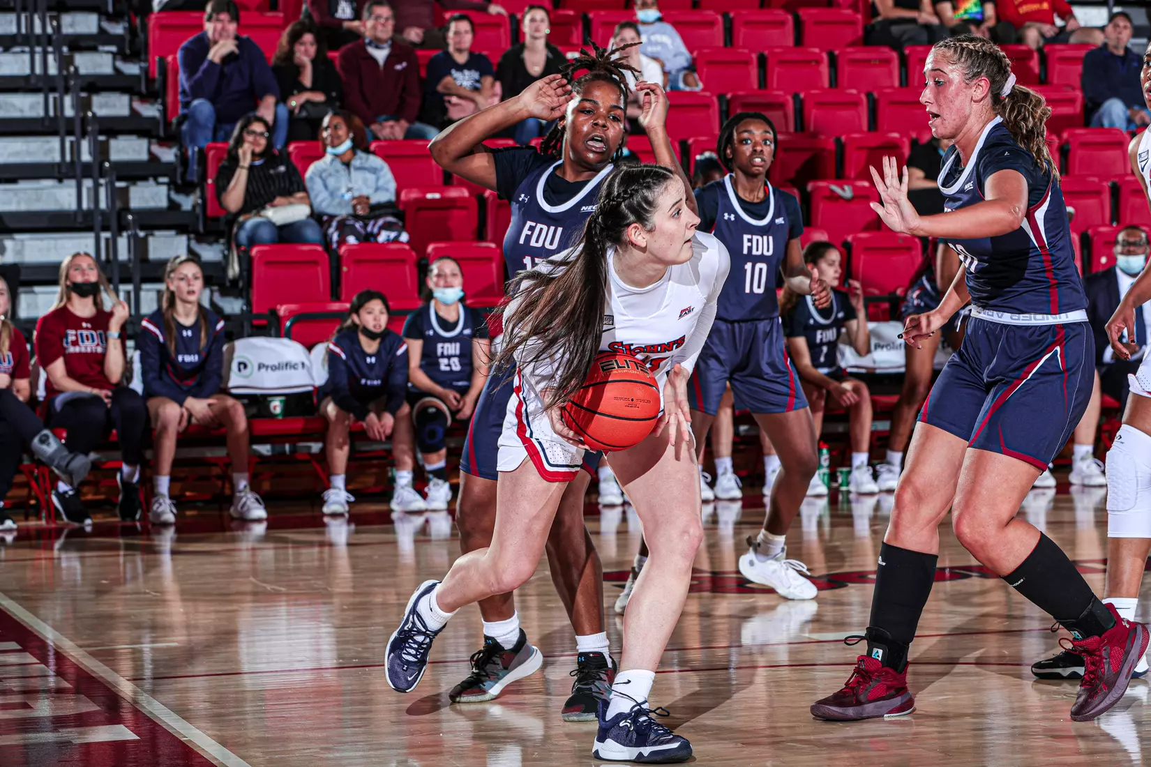 Emma Nolan finished with two points and five rebounds