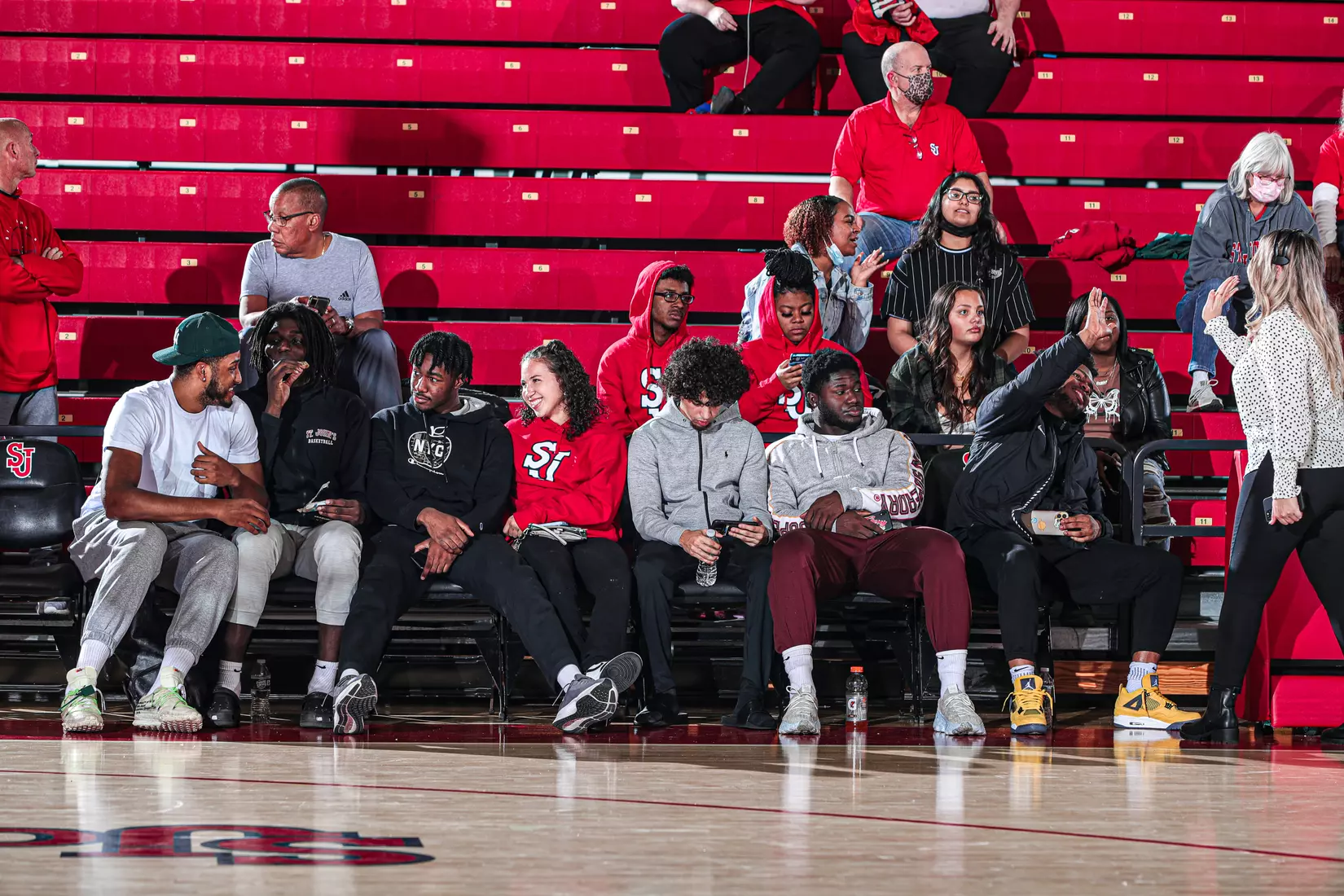St. John's MBB in attendance!