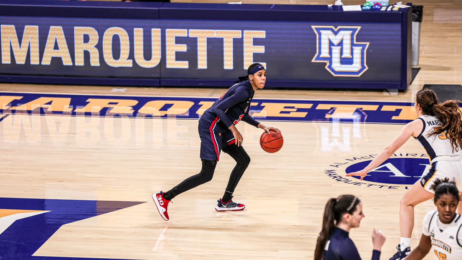 Kadaja Bailey turned in 11 points and six rebounds against the Golden Eagles
