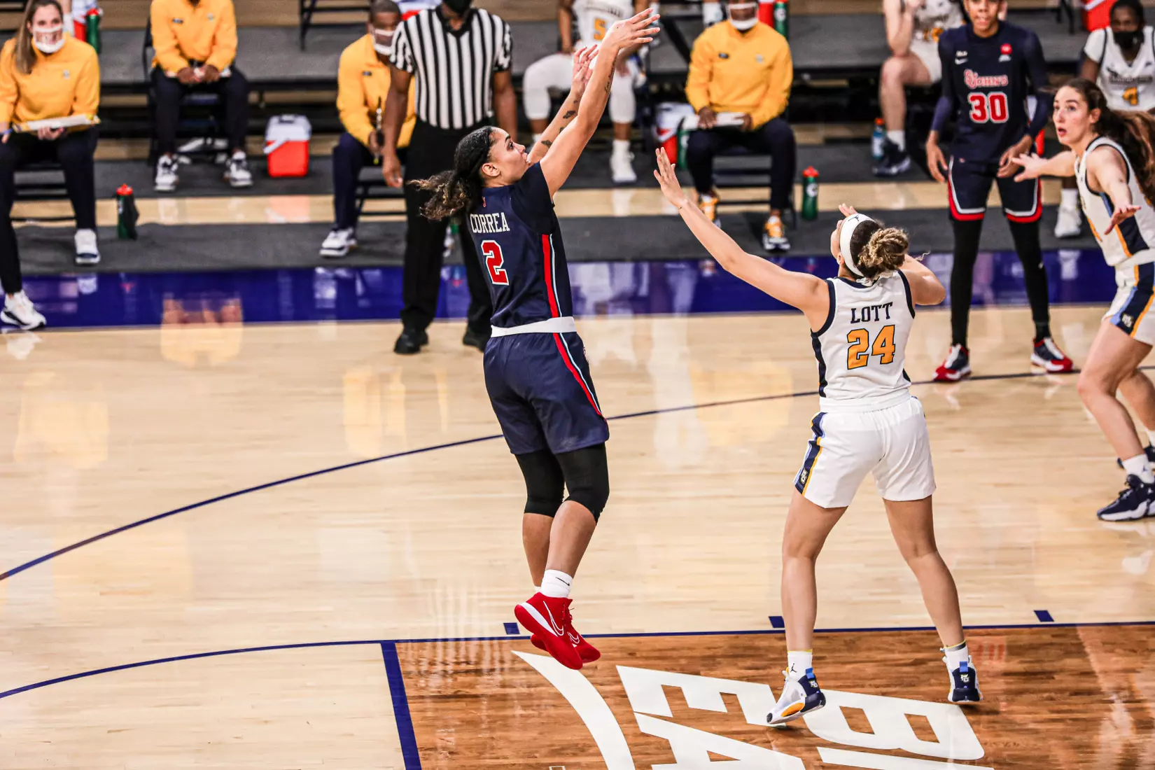 Correa finished with over 30 points for the second time this season and the fifth time in her young St. John's career