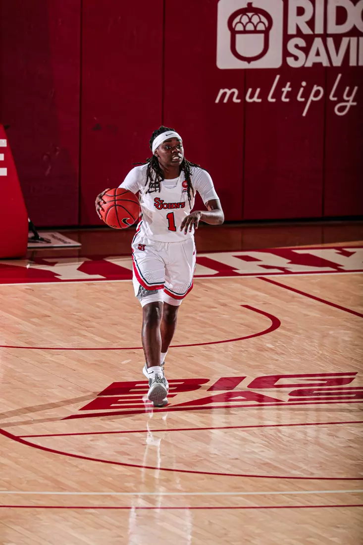 Drake brings the ball up the floor