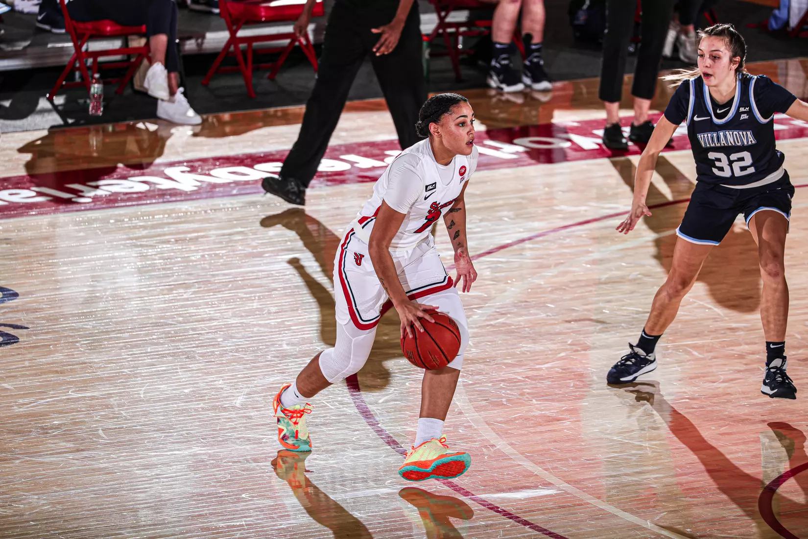 Correa sets up a play