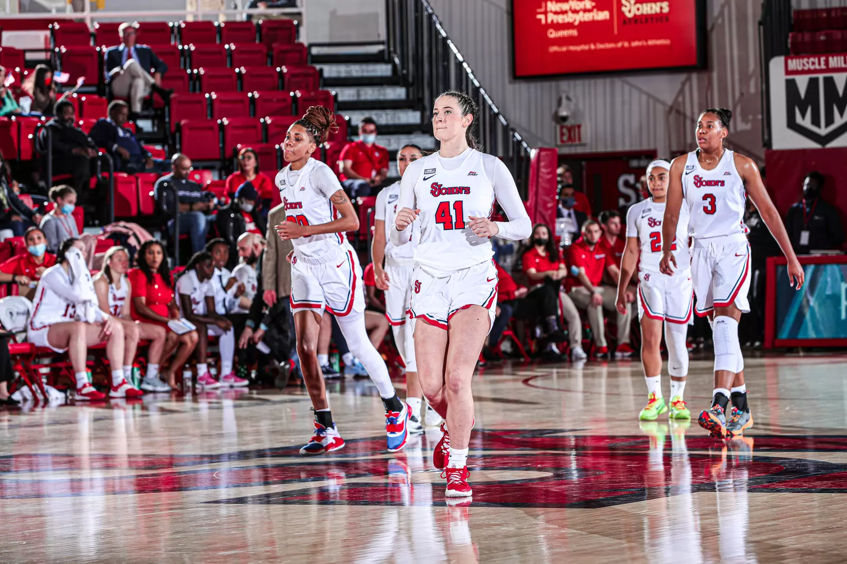 Emma Nolan recorded four points and two rebounds