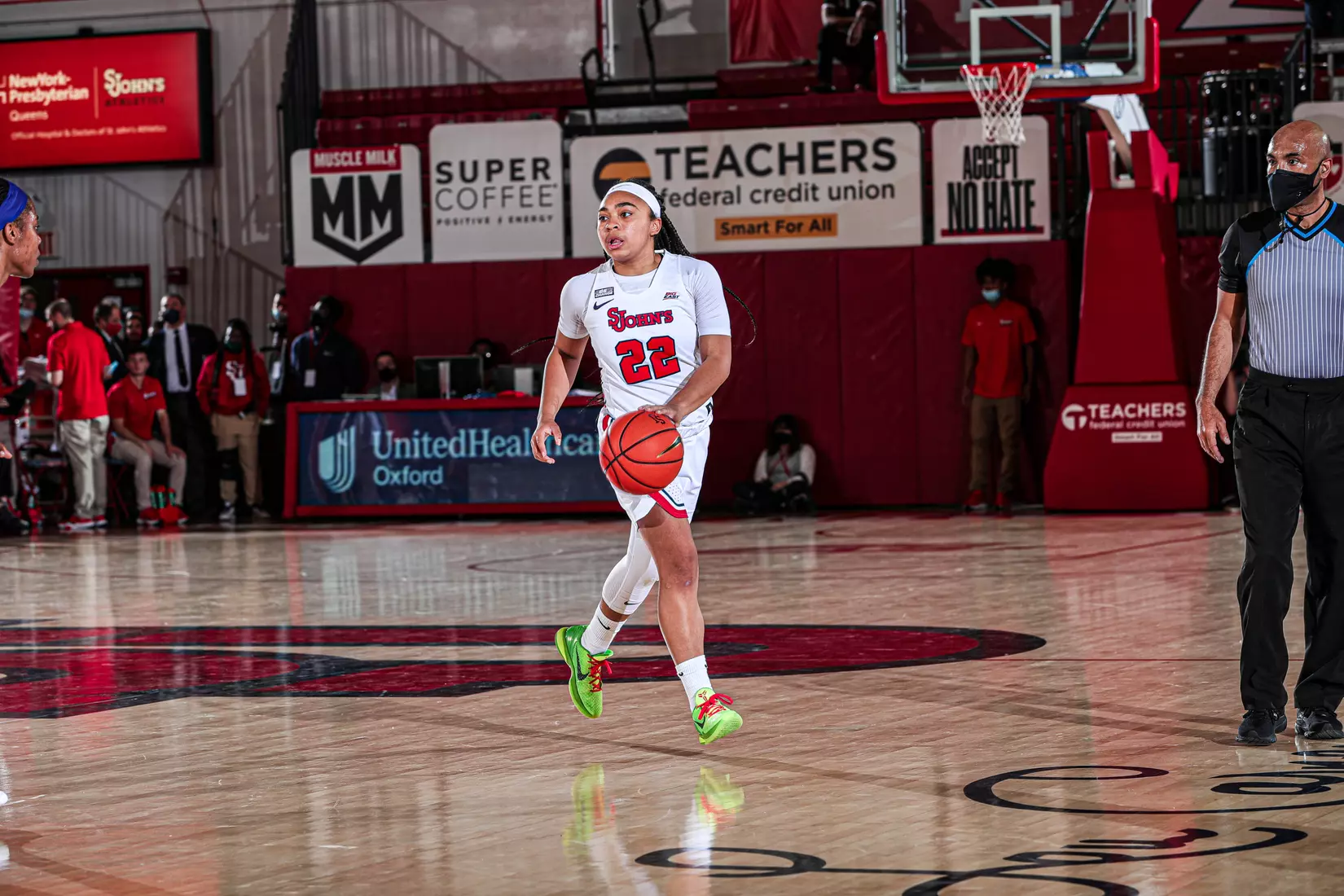 Camree Clegg pulled down four rebounds